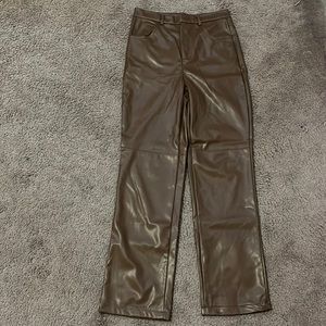 Shein leather pants